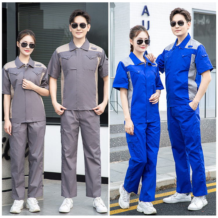 3D image of summer short sleeved workwear set