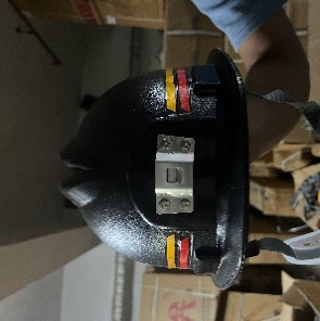 Antistatic mining helmet