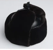 Plush cotton helmet