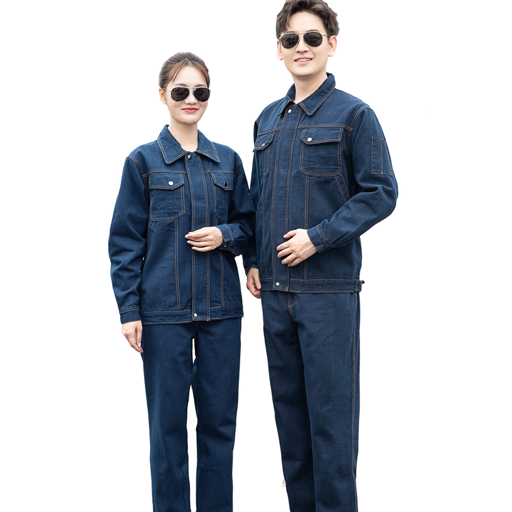 Affordable mens denim workwear set