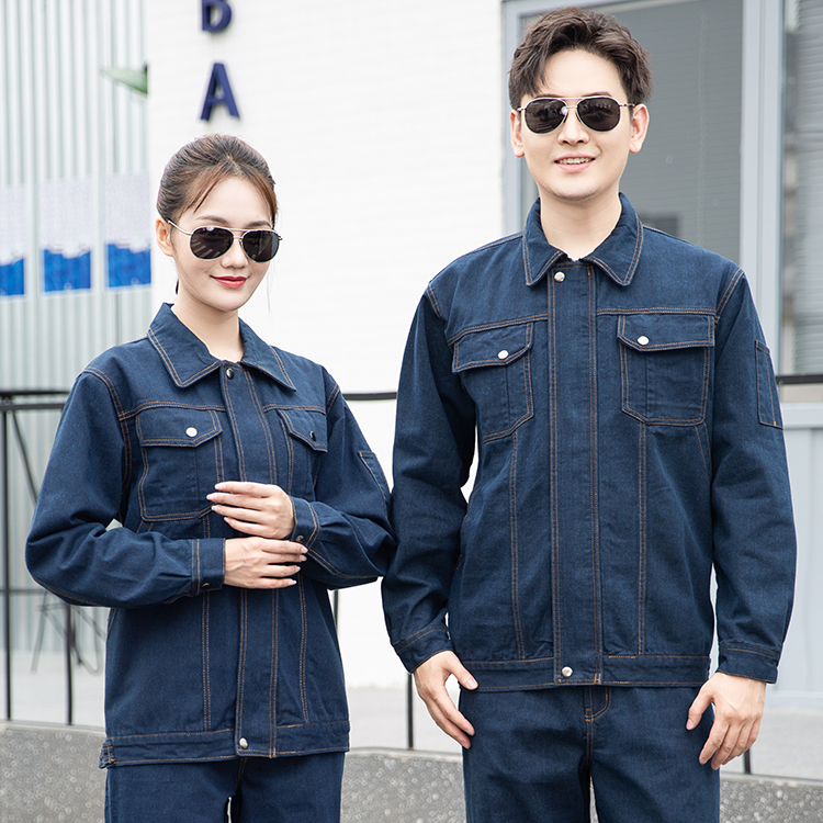 Affordable mens denim workwear model