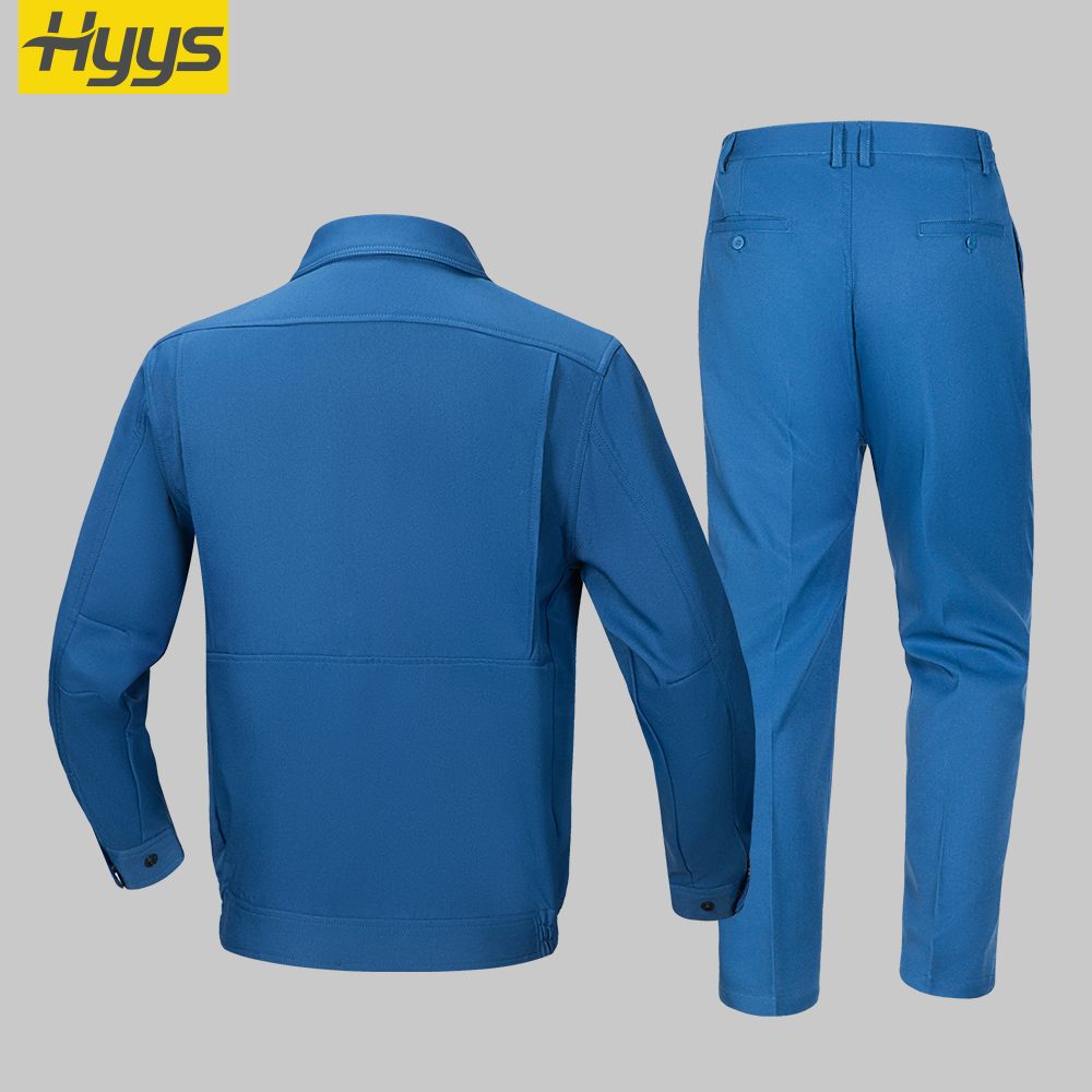 anti static clothing blue style back