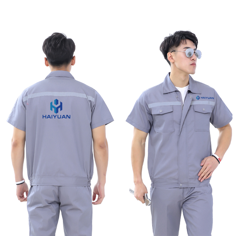 Batch Supply Of Architectural Short Sleeved Workwear Jacket And Pants Sets