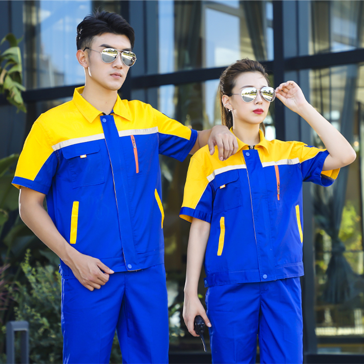 Workshop maintenance short sleeved workwear set