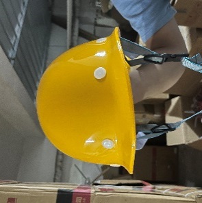 Breathable fiberglass-like helmet 