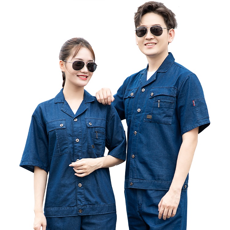 Cotton Denim Workwear Jacket And Jacket