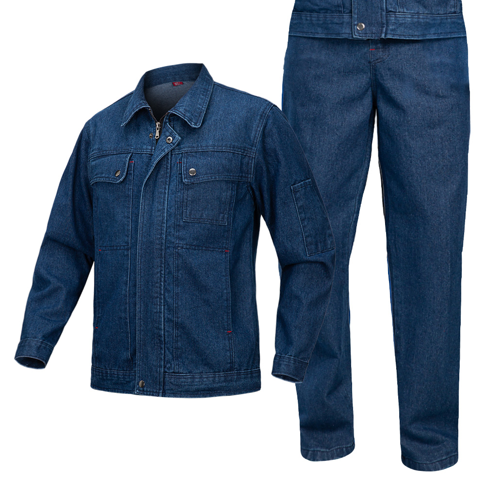 Wholesale Of Pure Cotton Denim Workwear Jacket Set