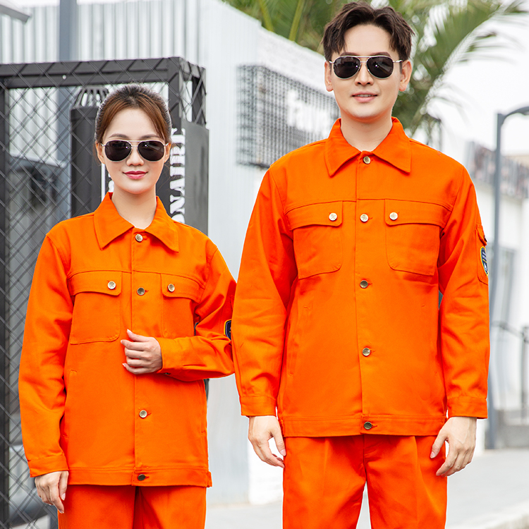 Cotton flame retardant protective clothing and workwear set