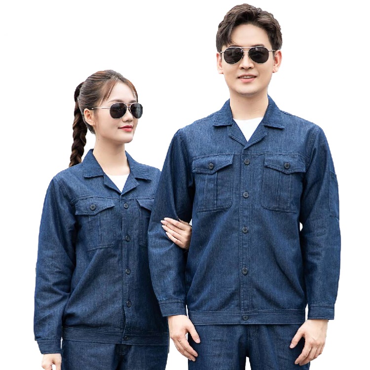 Customized Durable Denim Workwear Jacket