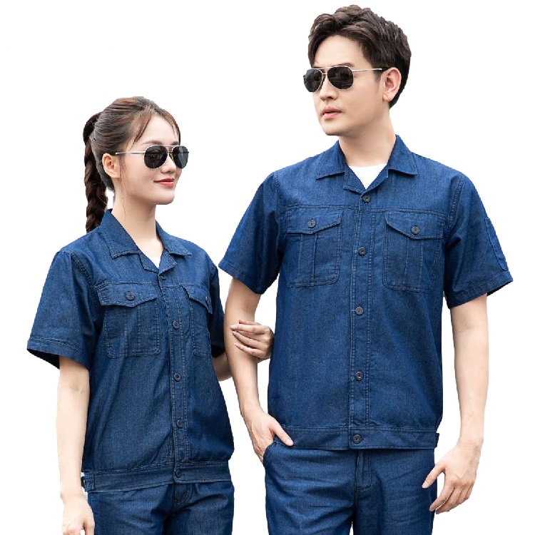 Customized Bulk Supply Of Denim Workwear Jacket Sets