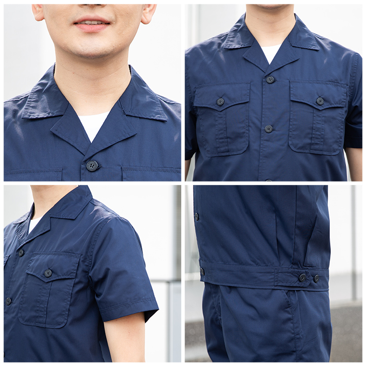 Detail picture of repair short sleeved workwear set