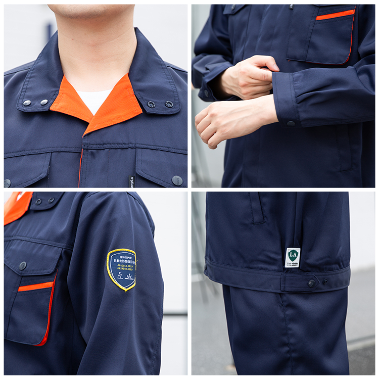 Details of acid and alkali resistant anti-static safety clothing