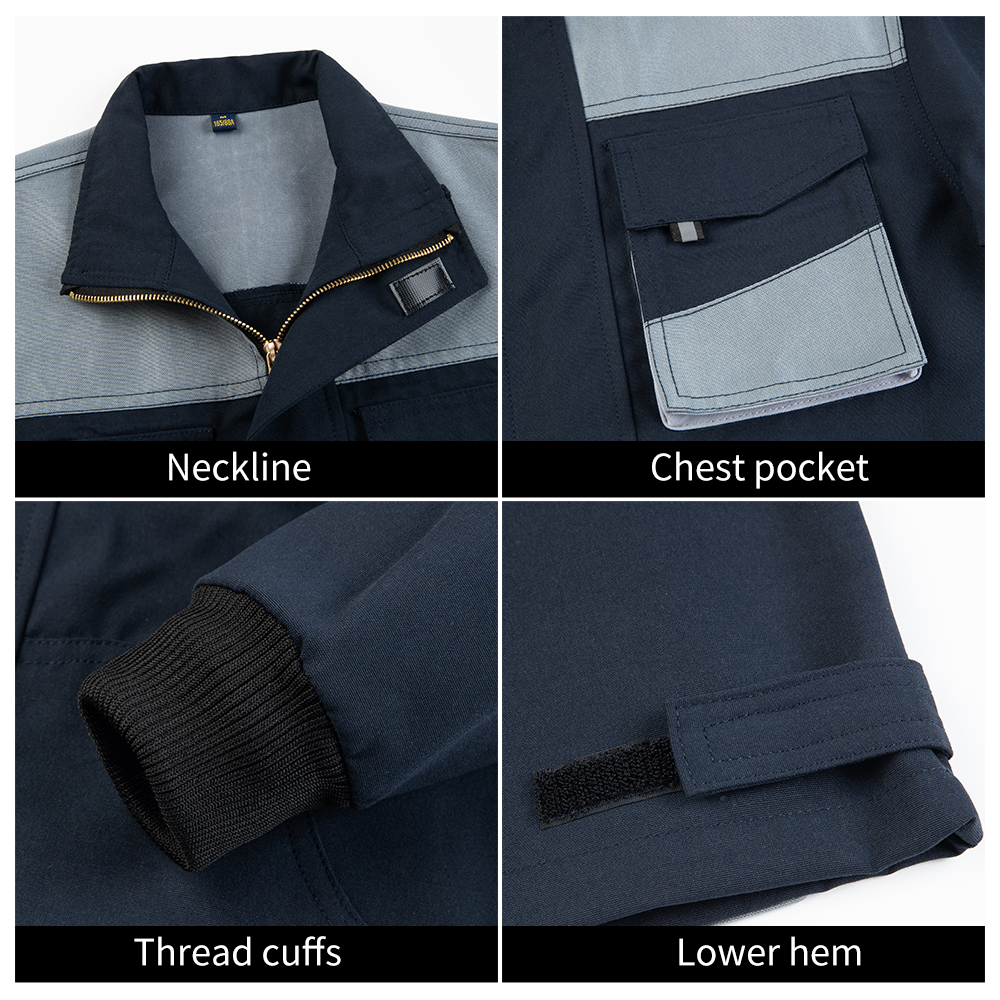 Details of architectural and wall workwear tops