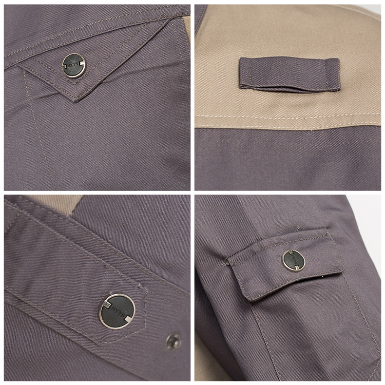 Details of summer short sleeved workwear set