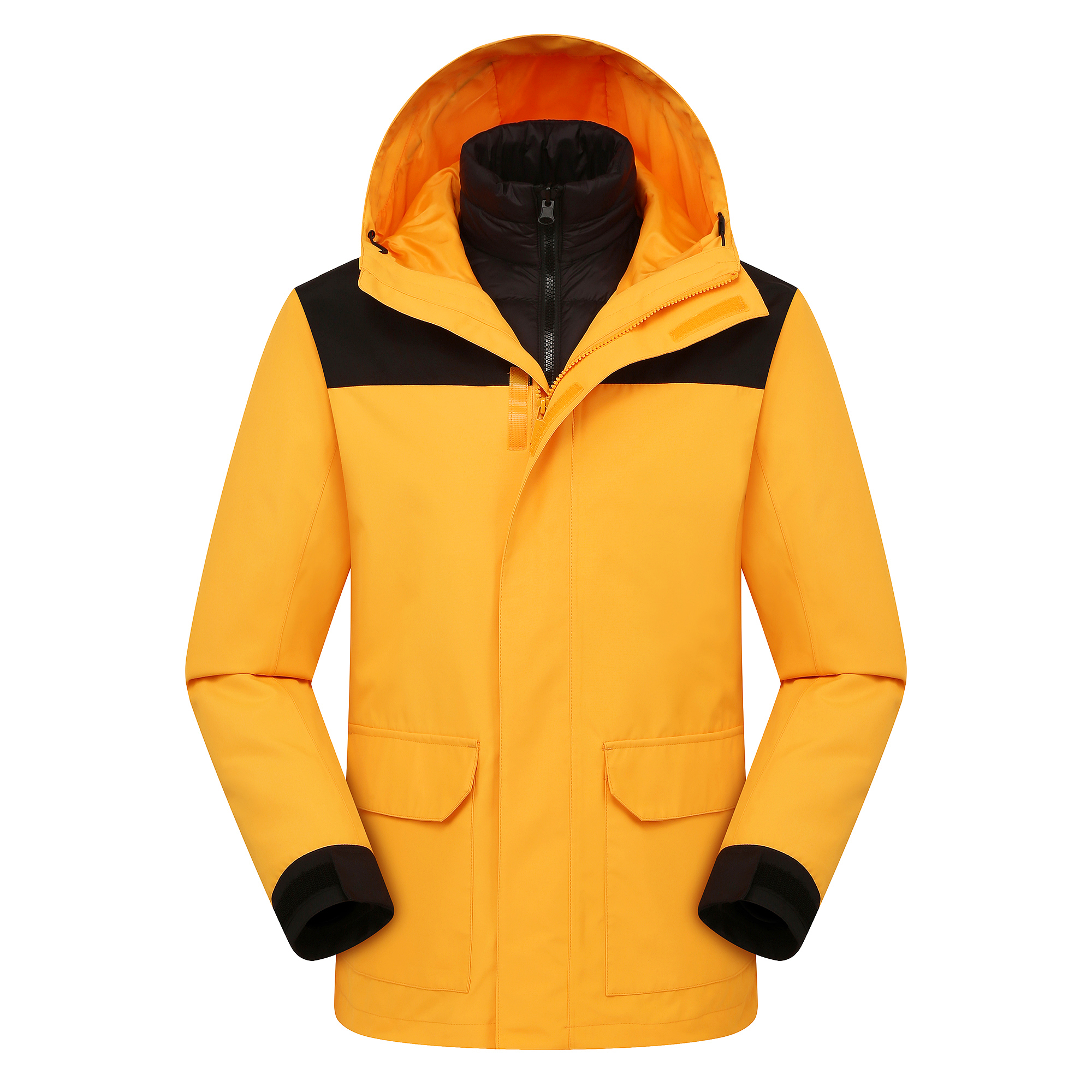 Golden outdoor assault jacket three in one down jacket