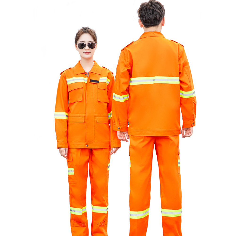 Hi Vis Flame-Retardant protective clothing back