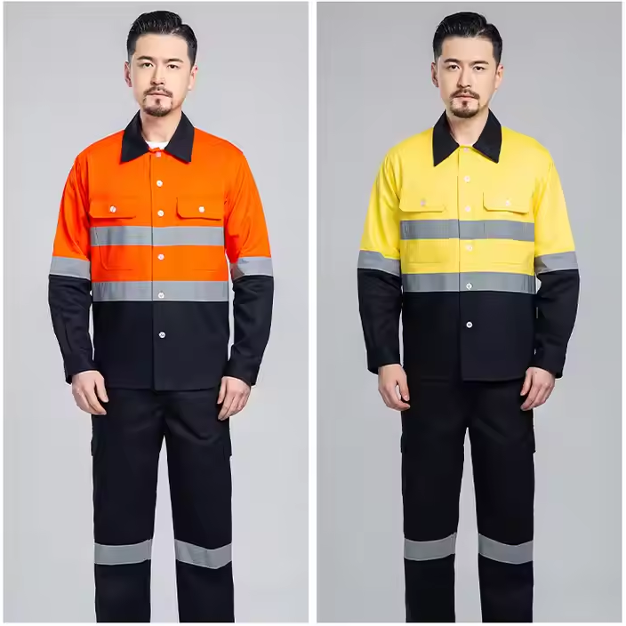 High visibility workwear model image display