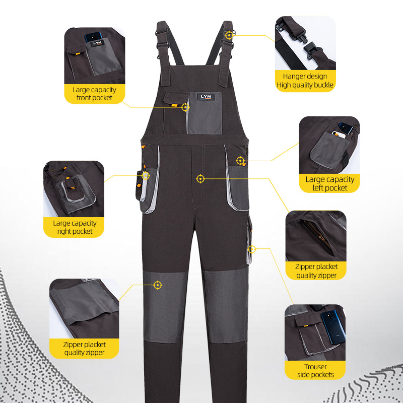 Introduction to the parts of jumpsuit overalls