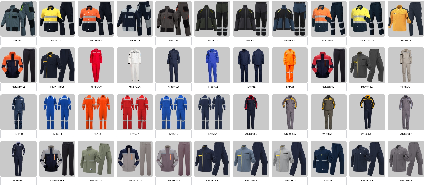 workwear and uniform