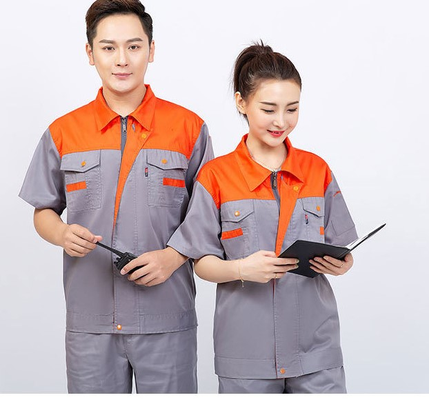 Wear resistant and comfortable summer workwear set front