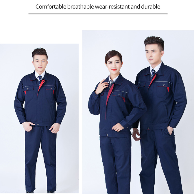 Wear resistant and comfortable work clothes, jacket, front of pants