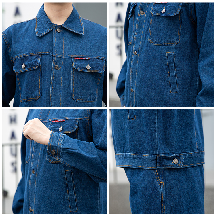 Wear resistant denim clothing details