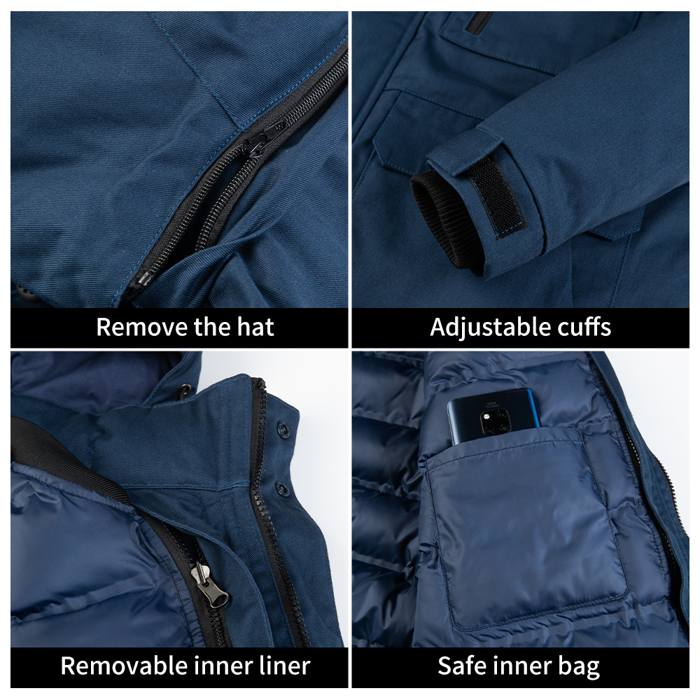 Winter pure cotton workwear inner liner details