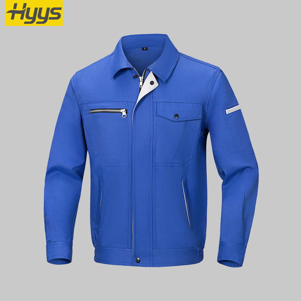 Workwear jacket in vibrant blue style2