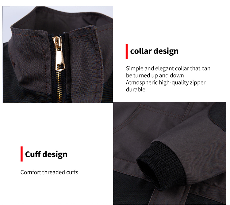 collar and cuff design details display